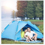 GeRRiT Tent Outdoor Fully Automatic Outdoor Speed Open Tent Multifunctional Waterproof Tent Camping Festival Family Tent,with Festival Essential, Dome Tent, 100% Waterproof,215 * 150 * 135cm
