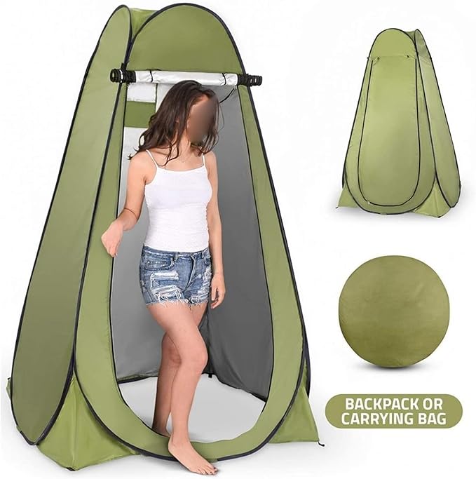 Camping Tent,Shower Tent, 1-2 People 3 Windows Portable Changing Room Privacy Tent Shower Tent Camp Toilet Rain Shelter for Outdoor Camping Hiking Beach