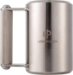 Heavy Mug 6KG/13LB 10 oz,Mirror Polished Stainless Steel Fitness Water Cup,Overweight Dumbbell Cups, Funny Beer Mug,Gym Workout, and Coffee Enthusiast Gift, Prank Gift