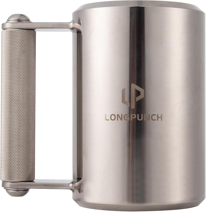 Heavy Mug 6KG/13LB 10 oz,Mirror Polished Stainless Steel Fitness Water Cup,Overweight Dumbbell Cups, Funny Beer Mug,Gym Workout, and Coffee Enthusiast Gift, Prank Gift