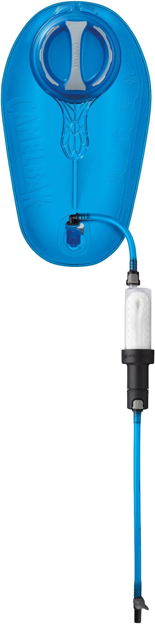CamelBak Reservoir Accessory Gravity Kit, Filtered by LifeStraw - Converts 2L CamelBak Crux Water Reservoir into Gravity Bag for Camping, RVing, Overlanding, Personal Use, and Emergency Preparedness