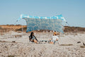 Neso Grande Portable Beach Tent Sun Shelter - Lightweight Beach Shade Canopy - Easy Setup for Family Outings - Patented Reinforced Corners - UPF 50+ Sun Protection - 7ft Tall, 9 x 9ft