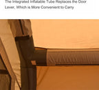 Inflatable Tent Shelter Camping Hub Tent, Waterproof Tent Set Up in 10 Minutes Without Tent Pole, 5-8 People Outdoor Glamping Camping Cabin Tent for Family Hiking and Mountaineering