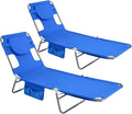 daystar SunnyFeel Beach Lounge Chair, Backpack Reclining Beach Chairs Lay Flat, Face Down Tanning Chair, Folding Camping Chairs Portable Camp Cot with Backpack Straps for Outdoor/Picnic/Lawn