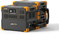 PECRON Portable Power Station E3600LFP with Two 3840Wh Extra Batteries Expandable to 10.75kWh, 5x3600W AC Outlets Power Station, LiFePO4 Battery Backup Solar Generator for RV, Camping, Emergency