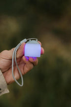 Barebones Multi-Color Mini Light - Compact Rechargeable LED Lantern with Magnetic Base, Silicone Lens, and 8" Lanyard for Camping, Backpacking, and Outdoor Adventures