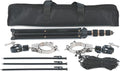 Side-Exit Chimney Tripod Kit for Camping Stoves, Adjustable Pipe Support Stand for Hot Tent & Wood Stove Setups