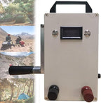 Portable Hand Crank Generator,Portable Emergency Generator,5v 12v 220v 5000mah 150w Solar Hand Shake Generator,for Camping Outdoor Activities,110V