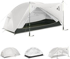 Naturehike Mongar Pro 1/2/3 Person Backpacking Tent,Waterproof Nylon Easy Setup Lightweight Camping Tent