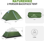 Naturehike Bleik 2-3 Person Camping Tent, Waterproof Double Layer Lightweight Backpacking Tents for Camping