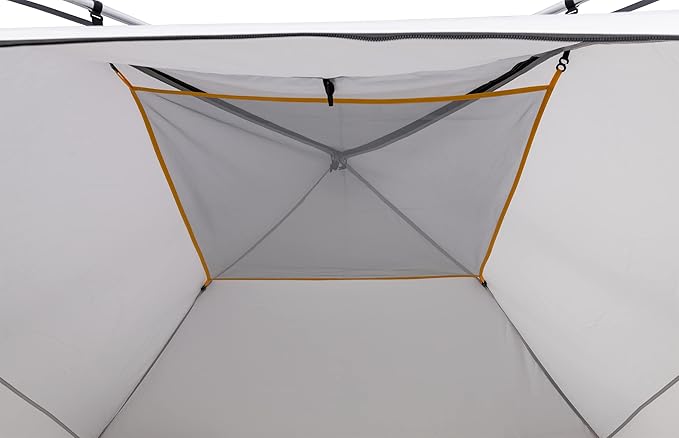 Browning Camping Glacier 4-Person Tent, Free-Standing Cabin Style with Full Coverage Fly