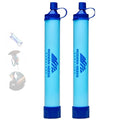 MODERN NEEDS Ready Filter Personal Water Filter Straw | Backpacking Water Filter for Hiking & Camping | Portable Water Purifier Camping | Emergency Survival Gear & Camping Survival Kit | 2 Pack