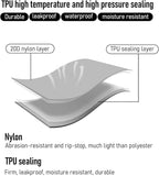 iClimb 1 Air Sleeping Pad and 1 Solo Mini Folding Table, Ultralight Compact for Adults Outdoor Camping Backpacking Hiking