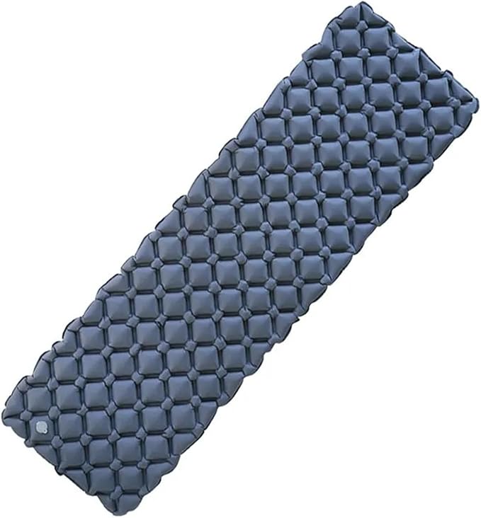 Ultralight Inflatable Camping Sleeping Pad - Portable Outdoor Air Cushion for Hiking Travel Backpacking(Navy Blue)