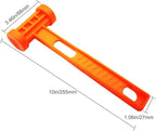 Lightweight Plastic Camping Tent Stake Hammer with Remover Hole Multi-functional Backpacking Tent Peg Mallet Stake Puller for Canopy Tent Outdoor Accessories