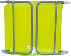 Ostrich Chaise Lounge Outdoor Portable Folding 3 Position Chair for Beach, Patio, Camp, and Pool with Carrying Strap, Neon Green (4 Pack)