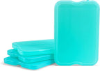 Cool Coolers by Fit + Fresh, Reusable & Long-Lasting XL Slim Ice Packs, Cold Packs for Lunch Boxes, Ice Packs for Lunch Bags. Cooler Accessories for Camping, Beach, Lunch, and Work, 8PK, Green
