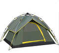 Camping Tent 3-4 Person Hydraulic Automatic Camping Tent Double Layer Instant Setup Outdoor Family Tent Portable Backpacking Tent for Hiking (Color :