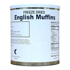 Military Surplus Freeze-Dried English Muffins 16 Oz Long-Term Emergency Food | 25+ Year Shelf Life | Fully Cooked, Easy to Prepare Survival Meal | Ideal for Camping & Outdoor Adventures Made in USA