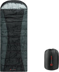 Alpine Swiss 0°C (32°F) Sleeping Bag Lightweight Waterproof with Compression Sack Adults All Seasons Camping Hiking Backpacking Travel Outdoor Indoor