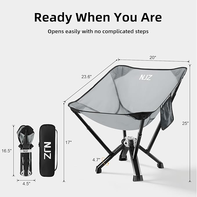 Folding Outdoor Chair — Easy Outdoor Comfort, Simple One-Piece Design, Stable Aluminum Frame, Relaxed Seating for Backyard, Camping & Everyday Use