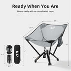 Folding Outdoor Chair — Easy Outdoor Comfort, Simple One-Piece Design, Stable Aluminum Frame, Relaxed Seating for Backyard, Camping & Everyday Use