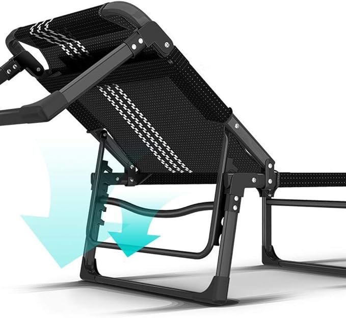 Patio Lounge Chairs Folding Camping Cot,Foldable Camping Bed Outdoor Portable Military Cot for Indoor and Outdoor User, Travel, Base Camp, Hiking, Mountaineerin,Without Mattress