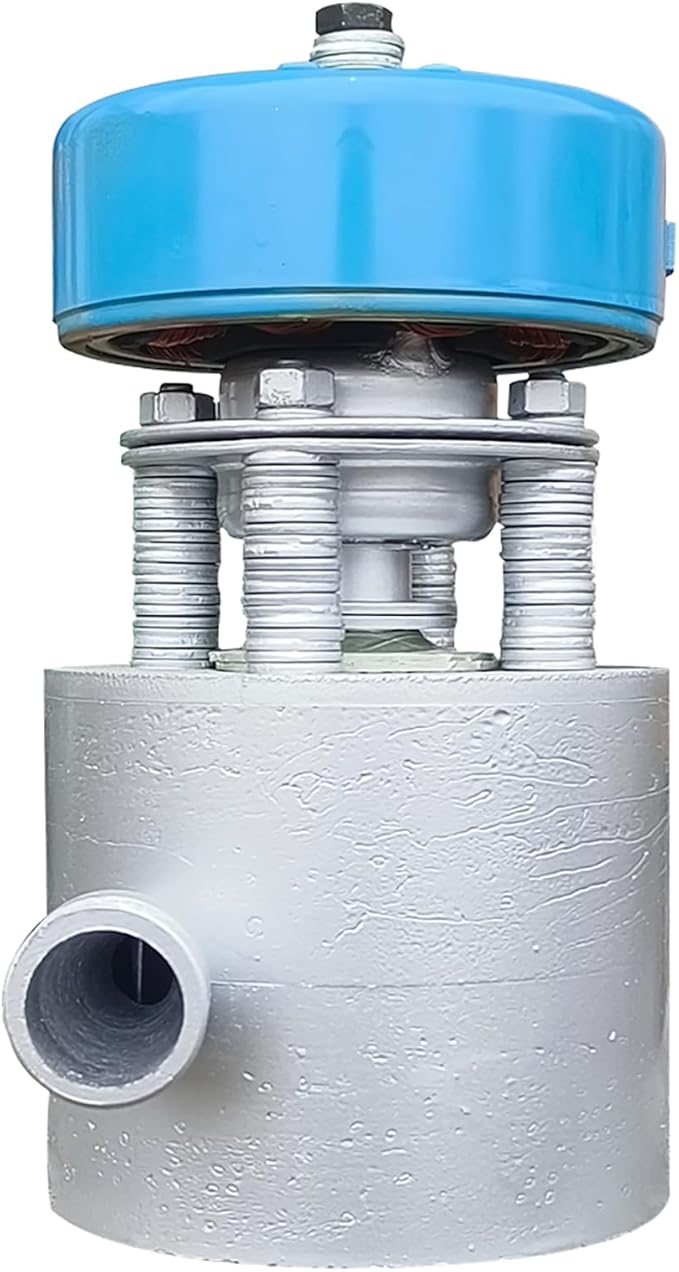 110V / 220V Water Turbine Generator 500W Micro Hydroelectric Generator With Blue Connectors, Portable Mini Hydro Power Station For Outdoor Computer Tv Lighting Family Camping,500w