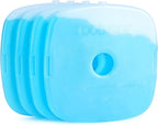 JMEXSUSS Reusable Ice Packs for Cooler, Long Lasting Breastmilk Bottle Storage, Freezer Packs Can Cooler for Lunch Boxes, Beer Soda, Camping
