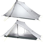 LANSHAN Ultralight Tent 3-Season Backpacking Tent for 1-Person or 2-Person Camping, Trekking, Kayaking, Climbing, Hiking