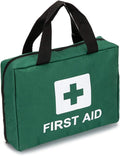 Red First Aid Bag Empty Travel Rescue Pouch First Responder Storage Medicine Emergency Bag for Car Home Office Kitchen Sport Outdoors (Green)