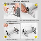 WINB Portable Folding BBQ Grill for 1-2 People - Mini Charcoal Grill for Camping, Compact Stainless Steel Fire Pit with Carry Bag, Outdoor Grill for Backyard, Hiking & Picnic (8.2X5.5 IN)
