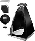 Abahub Pop Up Shower Tent, 59 x 59 x 74.8 in, Portable Instant Privacy Tents for Camping, Outdoor Changing Room with Removable Floor Mat & Rain Shelter