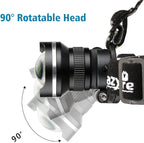 LED Headlamp, Super Bright Headlamp Headlight Flashlight, 3 Modes Zoomable Headlamps for Runing,Hiking,Camping,Fishing,Hunting(Black)