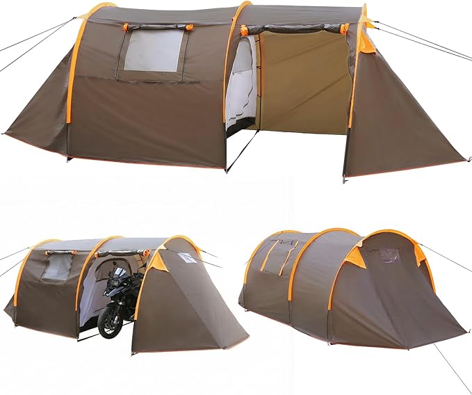 generic Oxford 2-Person Backpacking Tent Windproof Lightweight Tent Rainproof Waterproof Tent for Camping Hiking Cycling