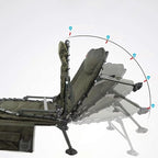 Portable Folding Bed 5-Position Adjustable Backrest Cots for Camping Load 264lbs Folding Camping Bed Reclining Chaise