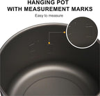 Compatible for Widesea Titanium Camping Tableware Cookware Set, Outdoor Cooking Pot Picnic Kitchen Hiking Trekking(1300ml)
