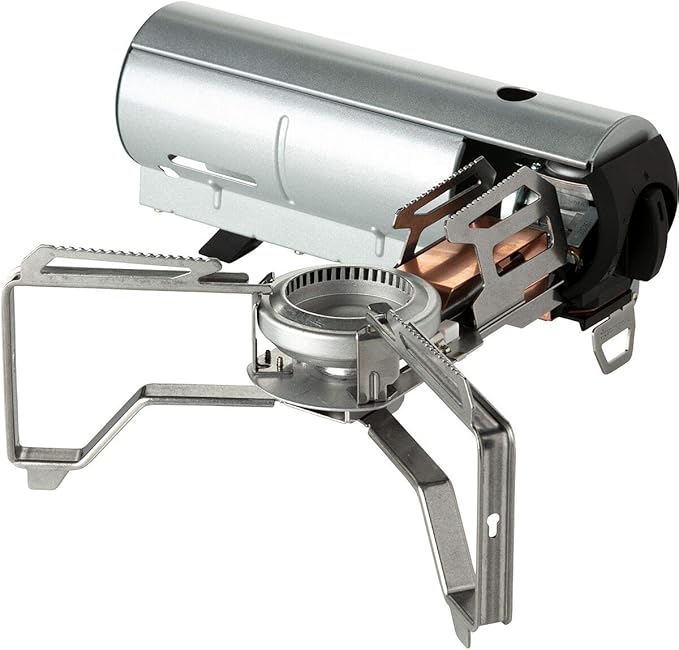 Snow Peak Home and Camp Burner, Camping Stove, Backpacking, Automatic Ignition, Silver