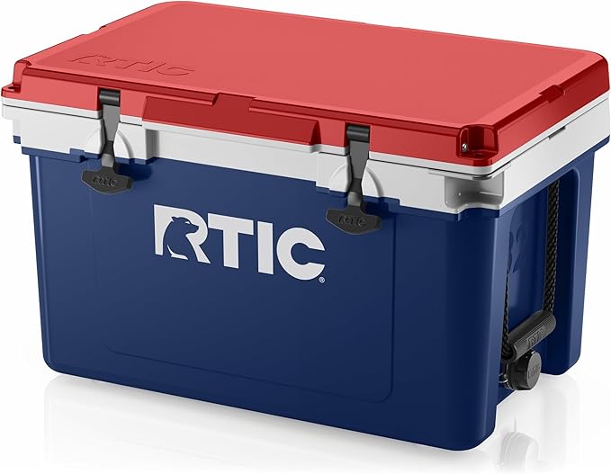 RTIC Ultra-Light 32 Quart Hard Cooler Insulated Portable Ice Chest Box for Drink, Beverage, Beach, Camping, Picnic, Fishing, Boat, Barbecue, 30% Lighter Than Rotomolded Coolers