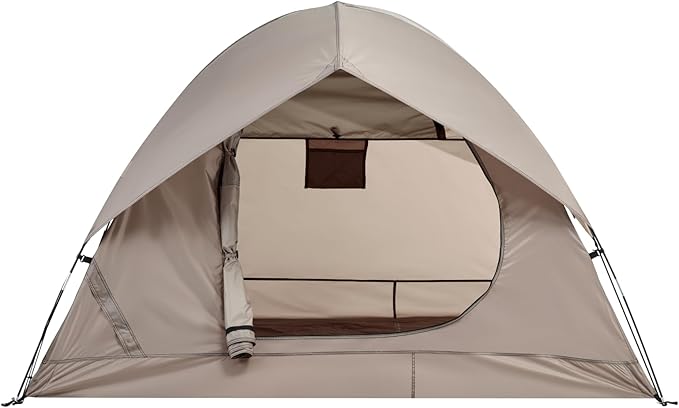 Spacious Waterproof 2/4 Person 4-Season Tent with Big Rain Fly – Versatile Outdoor Camping Tent for Hiking, Backpacking, and Festivals – Easy Setup & Durable Design