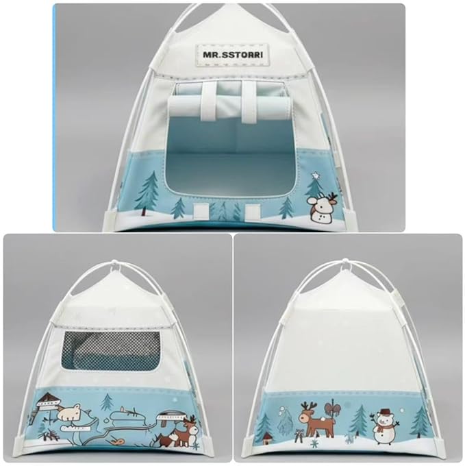 Mini Tent,Model Tent Decoration with Chair,1:12 Miniature Doll Camping Model Tents Movable Decorative Scene Accessories Photography Props Miniature Model Tent for Tiny Pets (White)