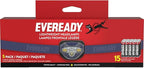 EVEREADY LED Headlamps Pro200 [5-Pack], IPX4 Water Resistant, Bright and Durable Head Lights for Camping, Hiking, Emergency Power Outage (Batteries Included)