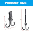 10Pack(20pcs Hook) Ice Fishing Shelter Coat Hooks, Ice Fishing Shelter Accessories 360° Rotating Plastic Hook for Ice Shack, Ice House & Outdoor Hunting Tent