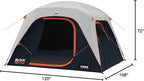 CORE Blackout 6 Person & 9 Person Dome Tent | Best Car Camping Outdoor Family Camp Tent | Included Storage Pockets for Camping Accessories | Portable Tent for Camping with Carry Bag