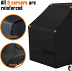 iCOVER 36 inch Griddle Cover for Blackstone, 600D Heavy Duty Waterproof Flat Top Grill Covers for 36" Grills 1554 1825 for Weber 36” Griddles with Support Pole