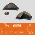 Kelty Late Start Backpacking Tent – Lightweight Two Man Camping Tent Shelter with Quickcorners, Aluminum Poles, Waterproof Poly Fly, Updated for 2024 | Camping Tent Shelter, Quickcorners, Aluminum Poles, Waterproof Poly Fly, Updated for 2024