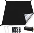 KRUI Tent Footprint, PU 2000 Waterproof Camping Tarp, Durable Tent Floor Saver for Hiking, Backpacking, Hammock, Beach and Picnic