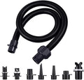 Inflatable Hose,Air Pump Adapter for Inflatables,Air Pump Hose,Air Pump Attachments,Sup Pump Hose Replacement,Sup Air Pump Hose with 7 Nozzles for Inflatable Paddleboard, Boat, Tent, Pool