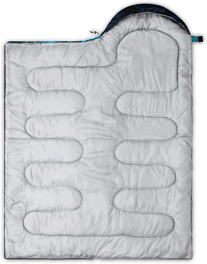 HOSIMA Dear Hunting Pattern Cold Weather Sleeping Bags for Kids Adults,Black Light Weight Waterproof Sleeping Bags for Outdoors Hiking.