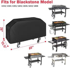 iCOVER 36 inch Griddle Cover for Blackstone, Waterproof Lightweight Polyester Barbecue Protection Flat Top Gas Grill Covers for 36" Griddles Cooking Station for Camp Chef